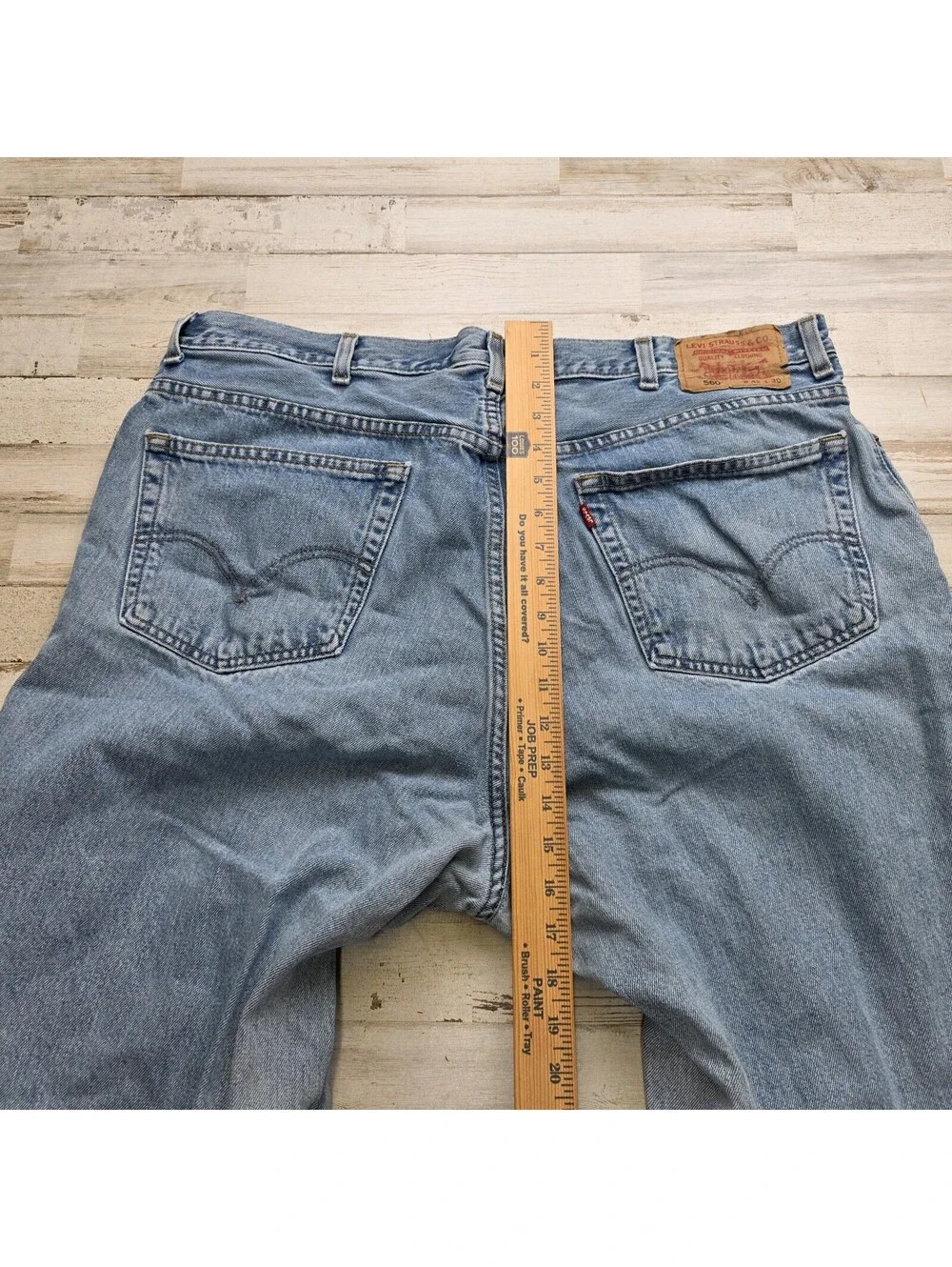 VTG Levi's 560 Jeans 42x30 Loose Fit Tapered Distressed Fits 40